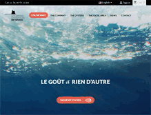 Tablet Screenshot of huitres-tatihou.fr